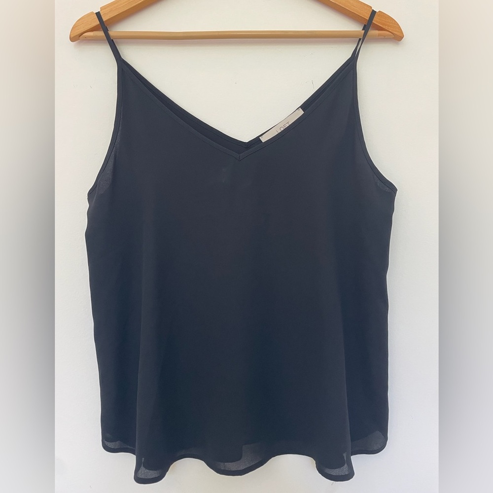 LOFT Black Camisole Top